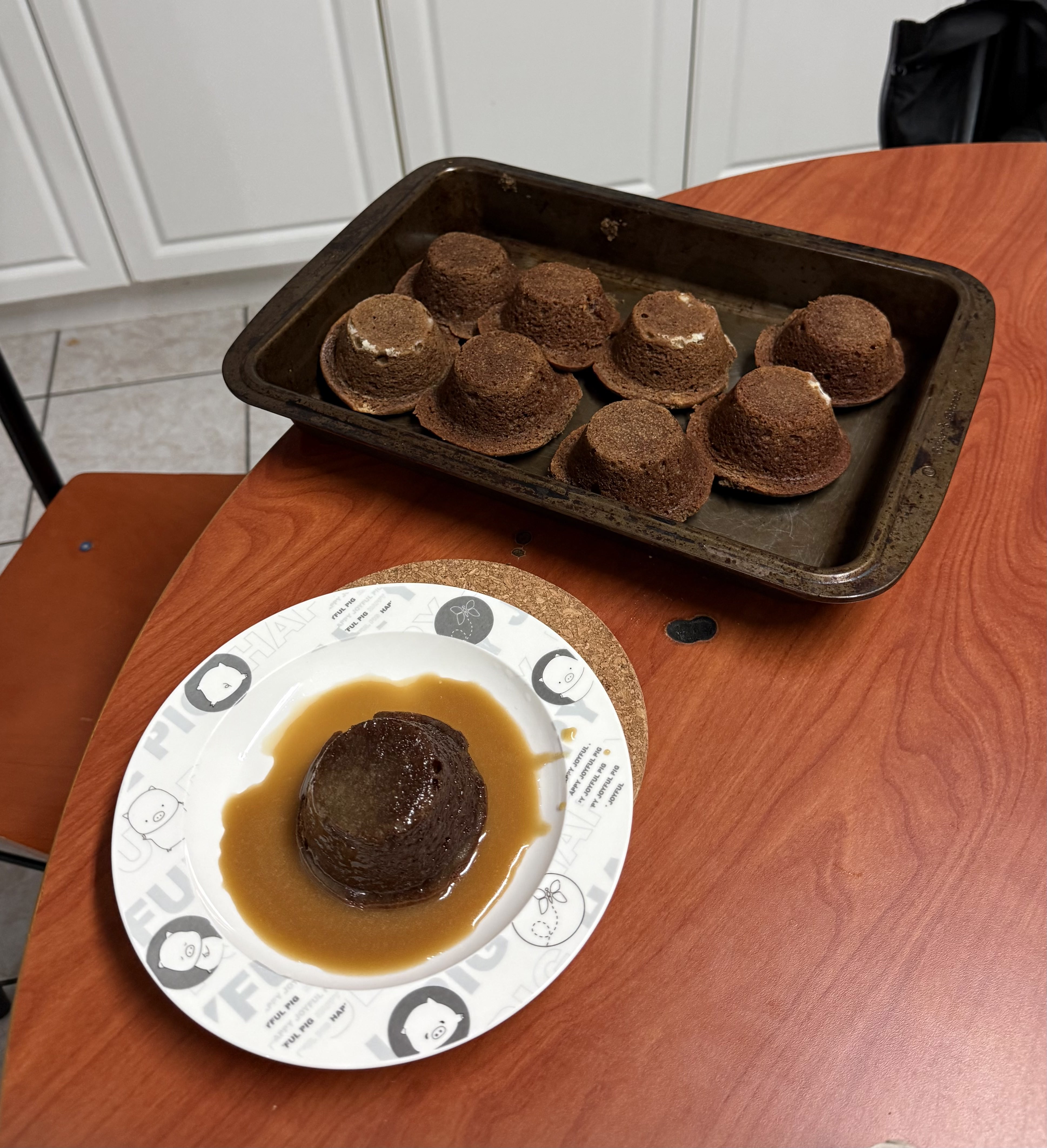 Sticky toffee pudding I made