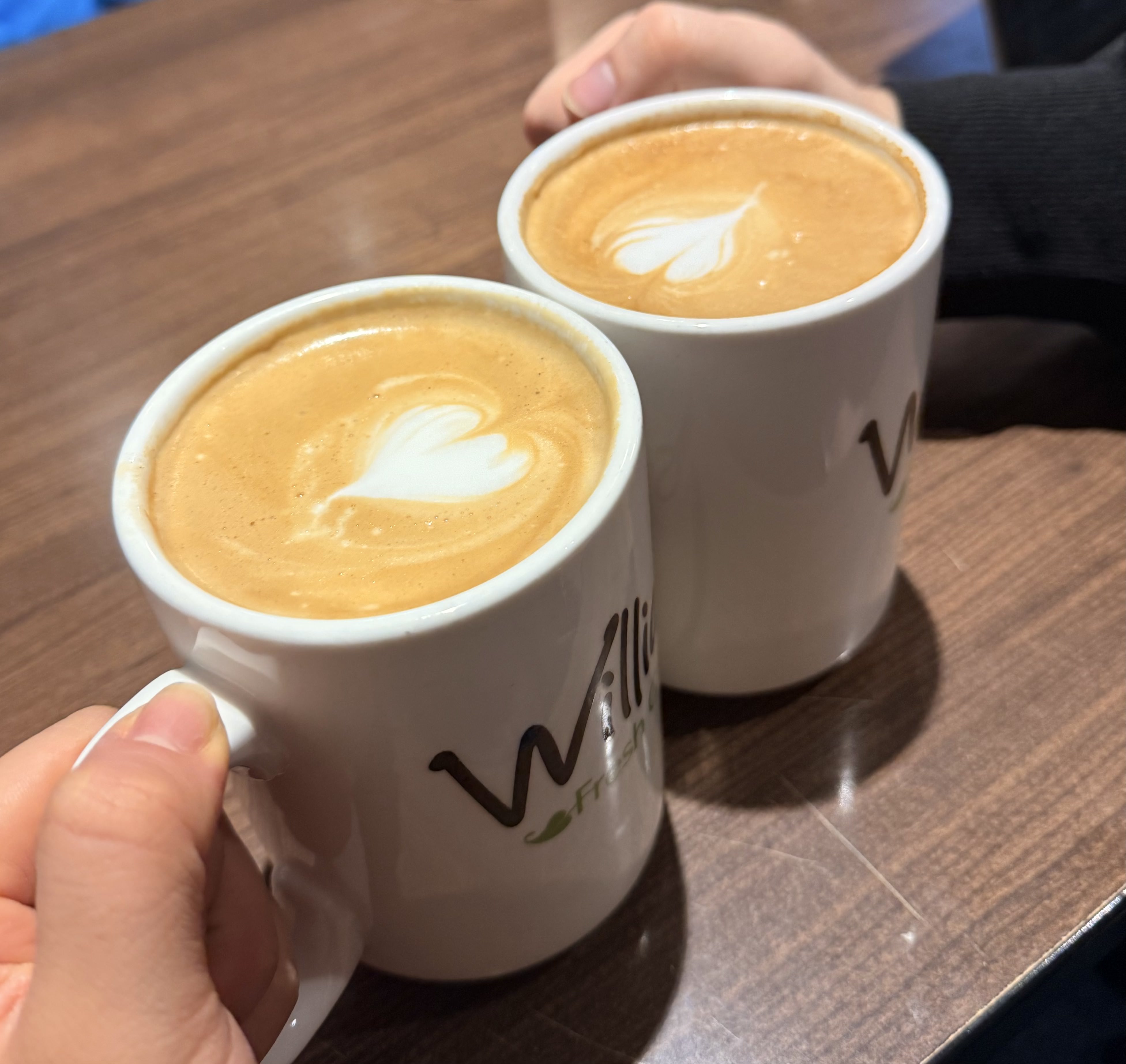 Coffee while studying at Williams